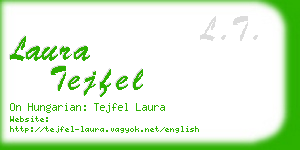 laura tejfel business card